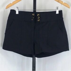 La Blanca Board Shorts Black 3 Inch Swim Shorts Drawstring Front Size S